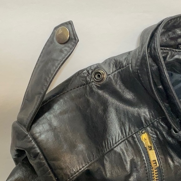 Vintage Wilson Leather 1980’s Motorcross Racing Leather Jacket - Picture 11 of 13